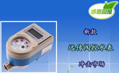 新款远传阀控水表冲击市场