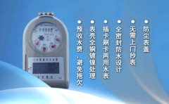家用智能IC卡水表之管水、控水神器