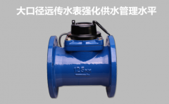 大口径远传水表强化供水管理水平