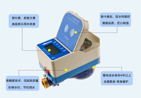 卡式智能水表先交费、后用水模式