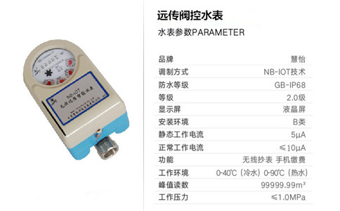NB-IOT无线远传阀控水表搭建智慧用水平台