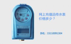 网上充值远传水表价格多少？